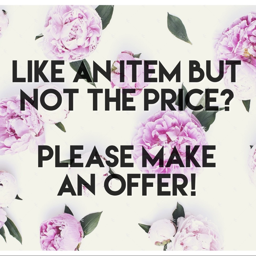I love offers! All offers will be considered.